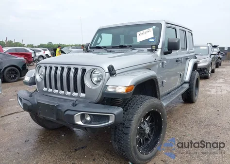 2018 Jeep Wrangler Unlimited Sahara 4X4 из США, поврежденный, VIN 1C4HJXEG8JW322107